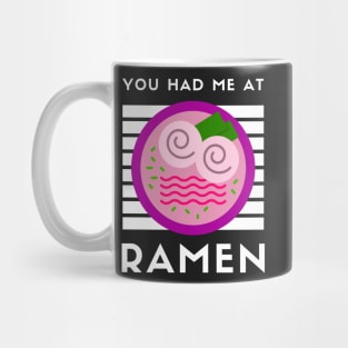 You Had Me At Ramen - Japanese Ramen Noodles Bowl - Funny Ramen Noodles Bowl Kawaii Gift - Ramen Noodles Japanese Noodle Soup Bowl Food Gifts noodles Mug